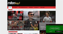 Desktop Screenshot of milanlive.it